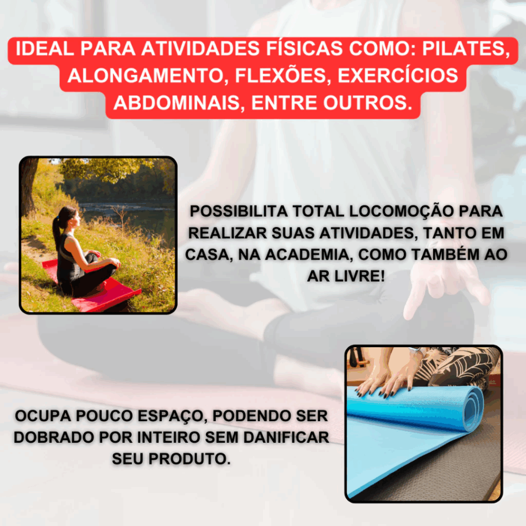 tapete yoga mat colchonete